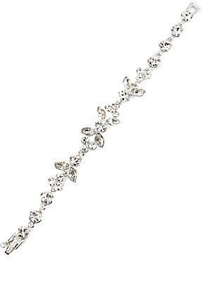 givenchy faux-crystal line bracelet